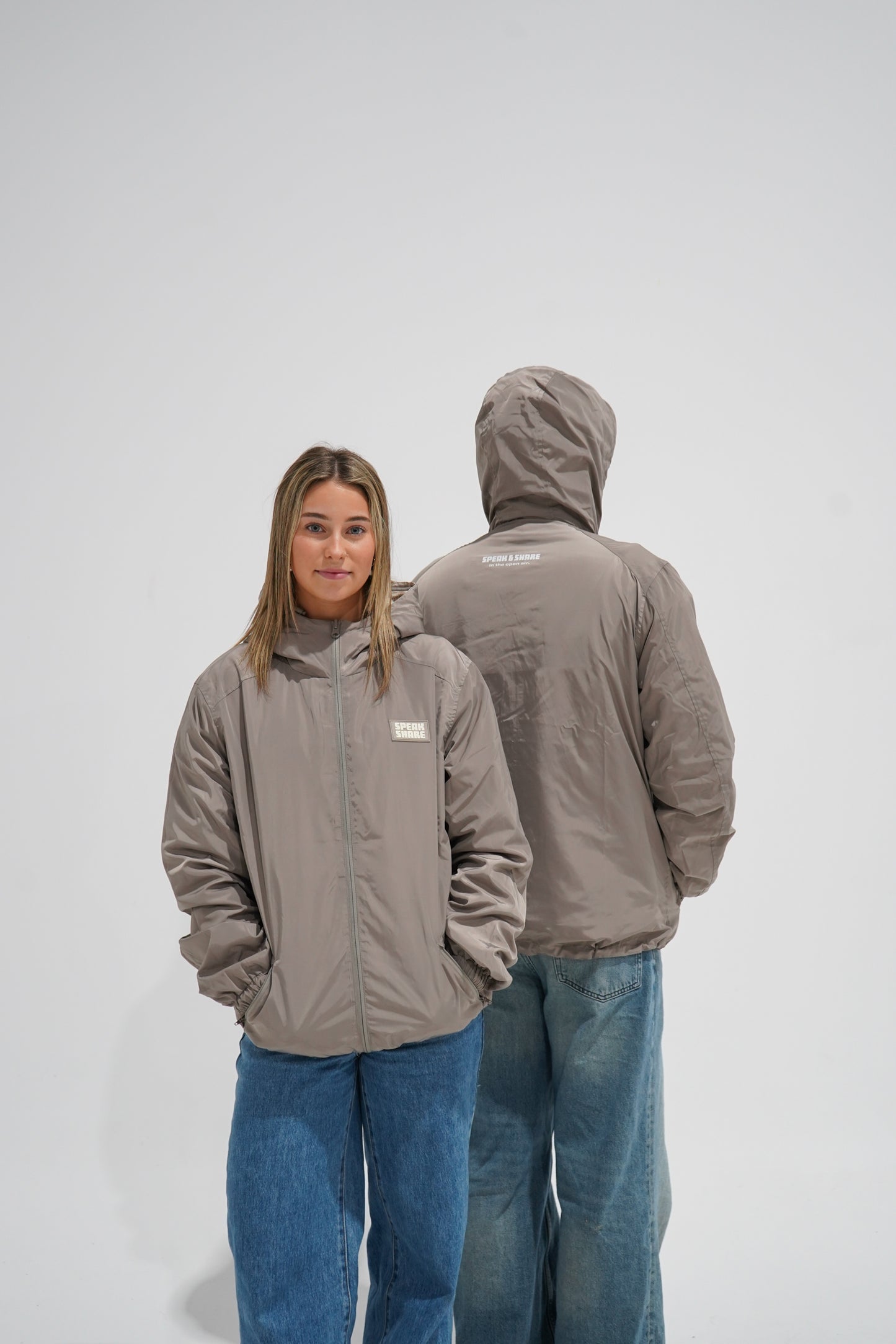 CHECK-IN REVERSIBLE SPRAY JACKET