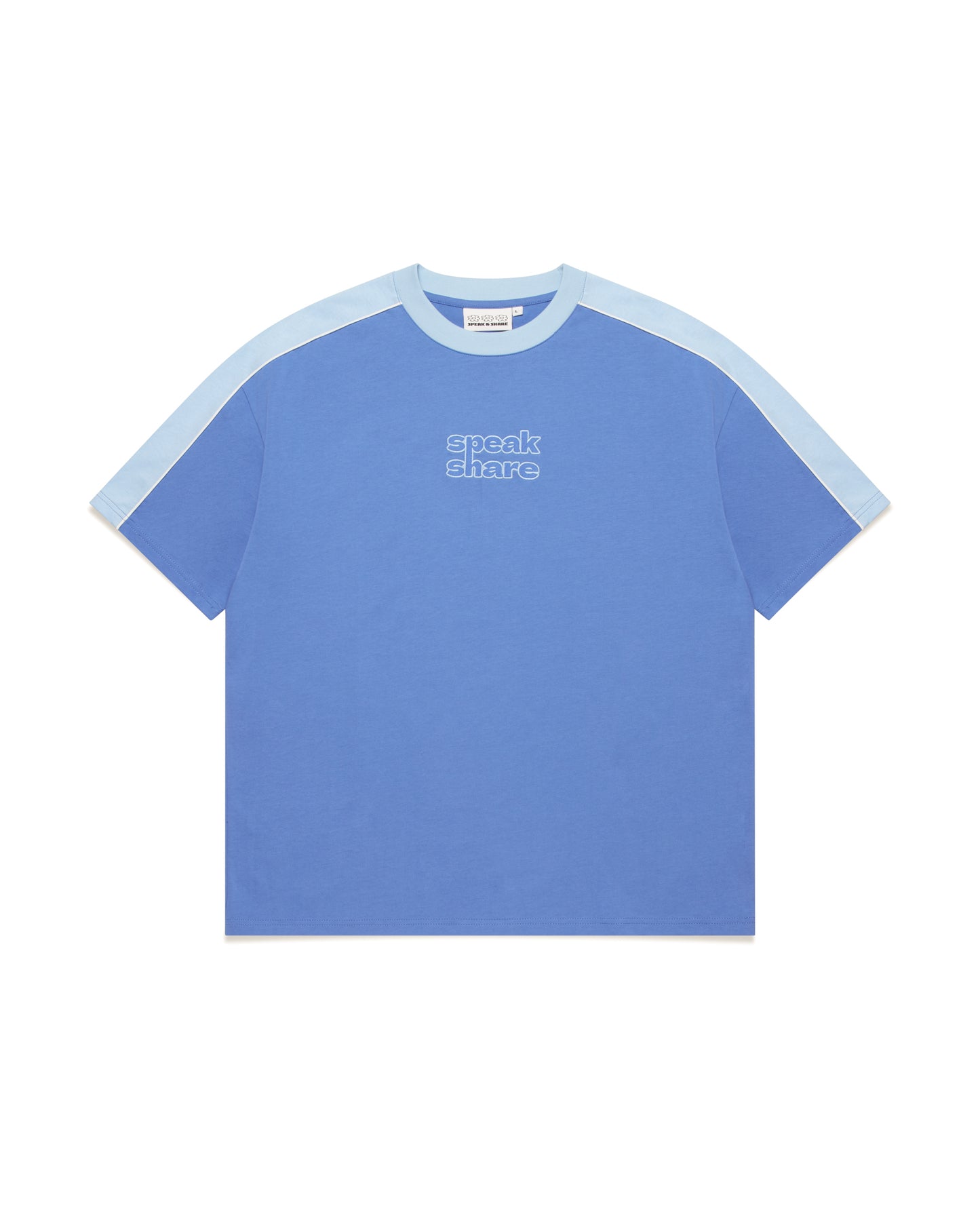 BLUE PANEL T-SHIRT