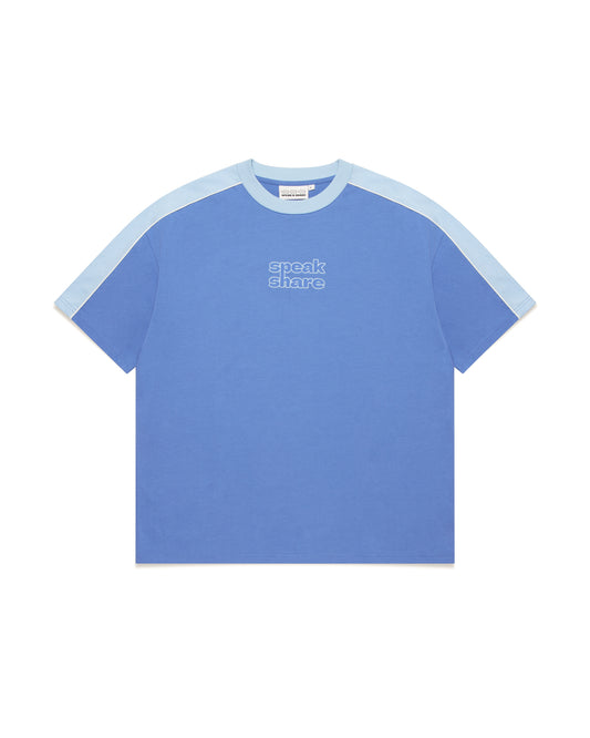 BLUE PANEL TEE