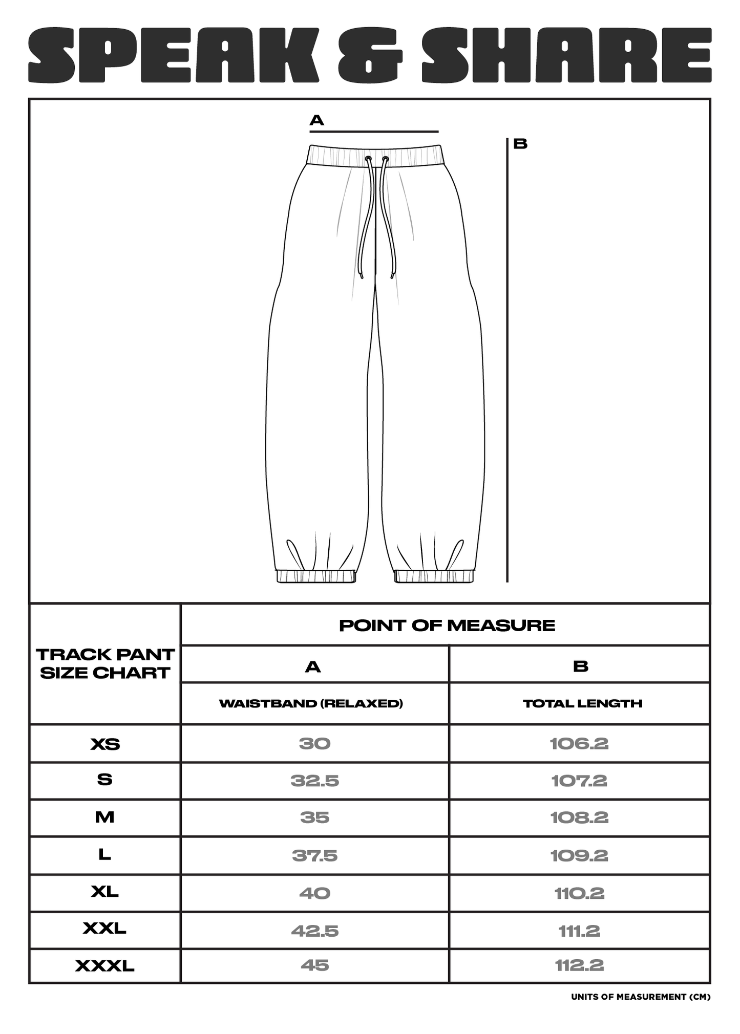 OPEN AIR TRACK PANTS